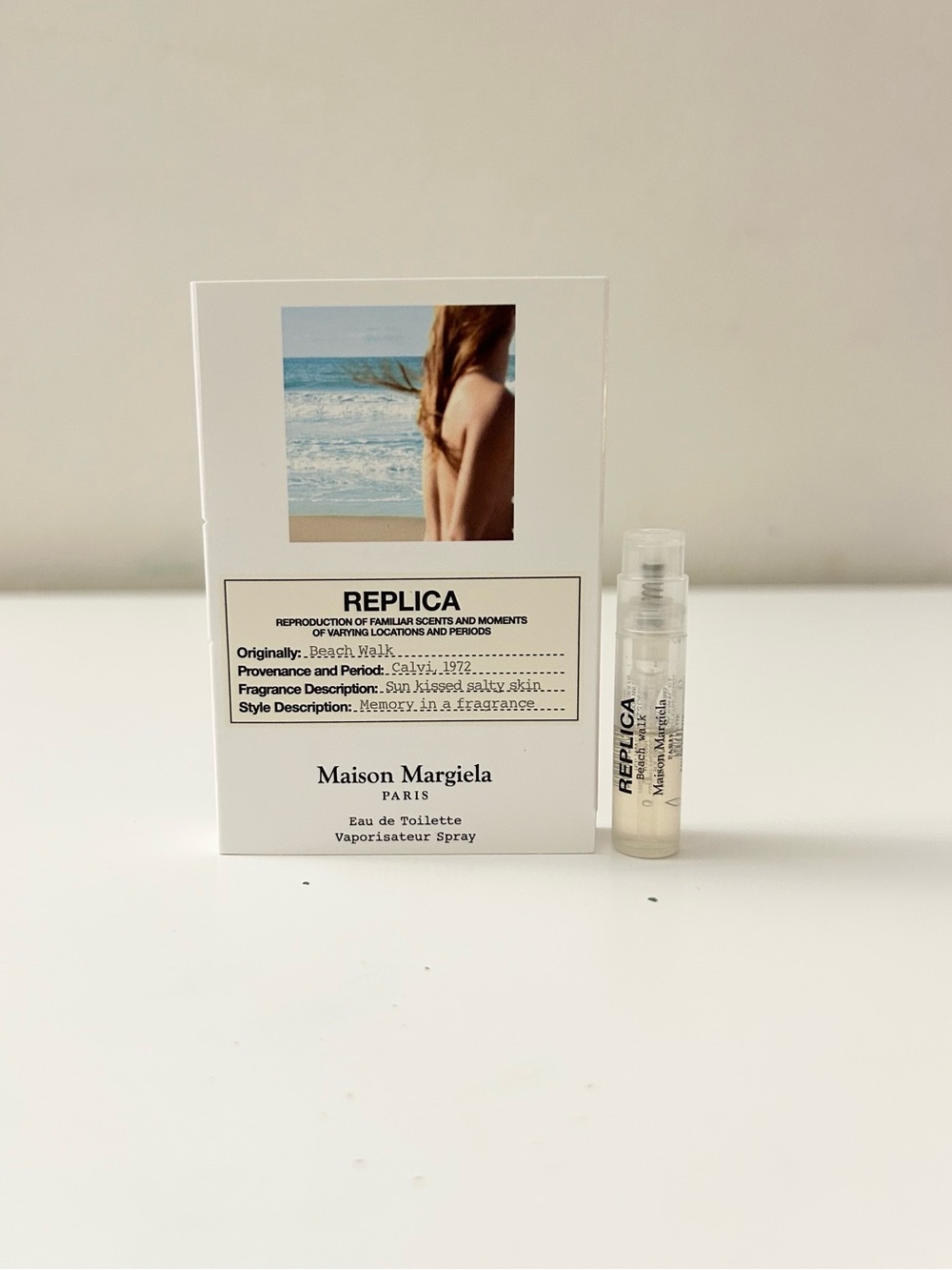 🌸MAISON MARGIELA 'Replica' Beach Walk EDT Vial Spray Sample 1.2 mL